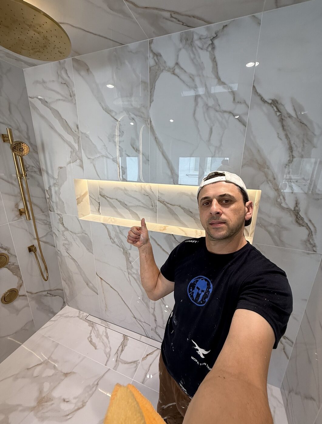 Member of our remodeling team on-site in Staten Island